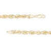 Thumbnail Image 2 of 5.5mm Glitter Rope Chain Bracelet in Solid 14K Gold - 8.5"