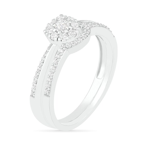 1/3 CT. T.w. Composite Diamond Bridal Set in 10K Gold