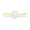 Thumbnail Image 2 of 1/3 CT. T.W. Composite Diamond Bridal Set in 10K Gold