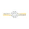 Thumbnail Image 4 of 1/3 CT. T.W. Composite Diamond Bridal Set in 10K Gold