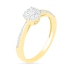 Thumbnail Image 5 of 1/3 CT. T.W. Composite Diamond Bridal Set in 10K Gold