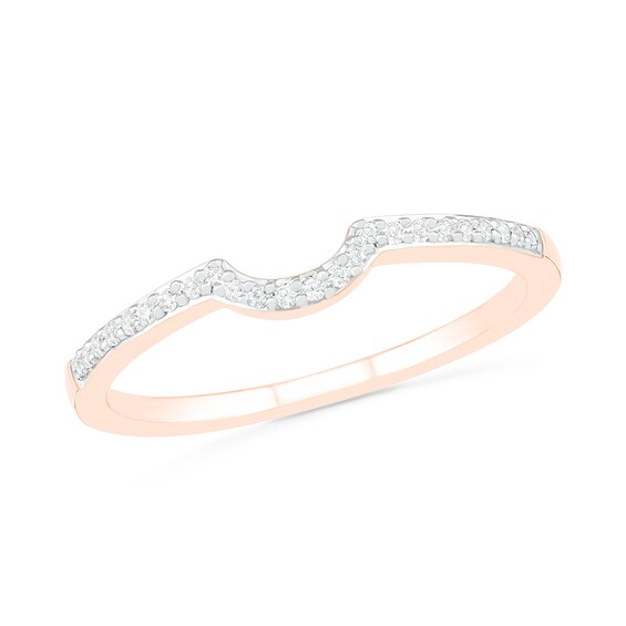 1/3 CT. T.w. Composite Diamond Bridal Set in 10K Rose Gold