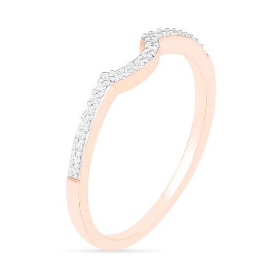 1/3 CT. T.w. Composite Diamond Bridal Set in 10K Rose Gold