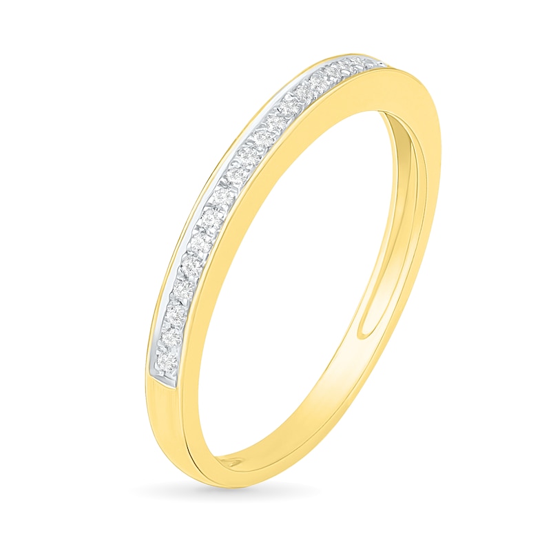 Main Image 9 of 1/3 CT. T.W. Diamond Flower Frame Bridal Set in 10K Gold