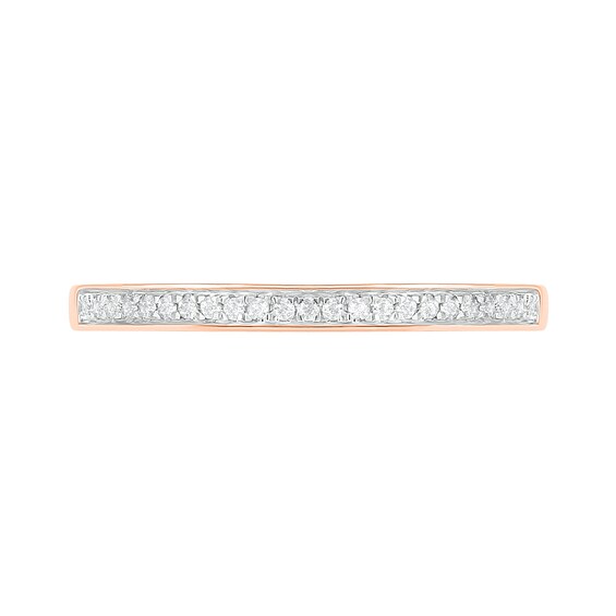 1/3 CT. TW. Diamond Flower Frame Bridal Set in 10K Rose Gold