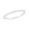 Thumbnail Image 7 of 3/8 CT. T.W. Composite Diamond Vintage-Style Bridal Set in 10K White Gold
