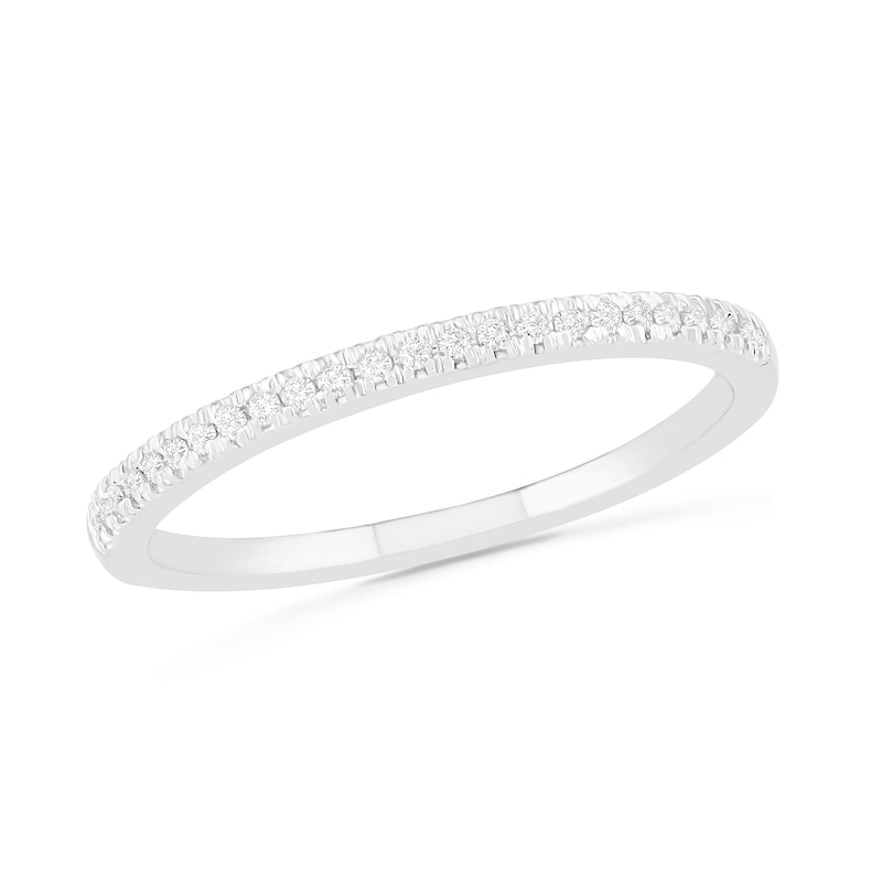Main Image 7 of 3/8 CT. T.W. Composite Diamond Vintage-Style Bridal Set in 10K White Gold