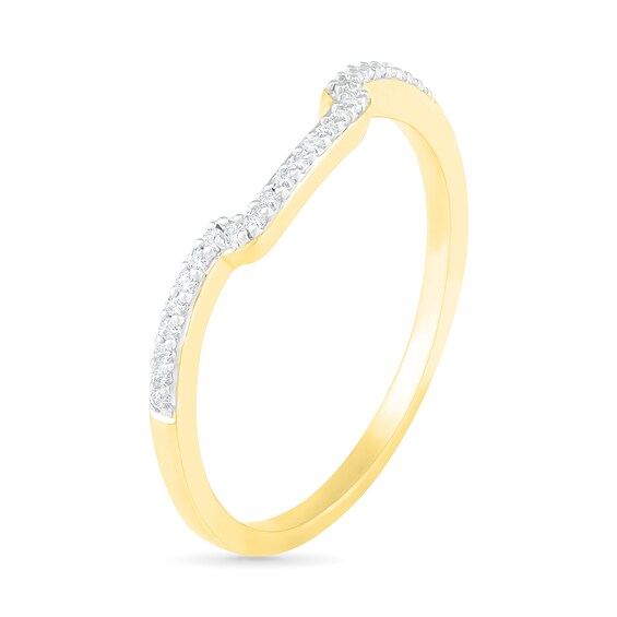 3/8 CT. T.w. Composite Diamond Square Frame Split Shank Bridal Set in 10K Gold