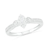 Thumbnail Image 3 of 1/3 CT. T.W. Composite Diamond Marquise Vintage-Style Bridal Set in 10K White Gold