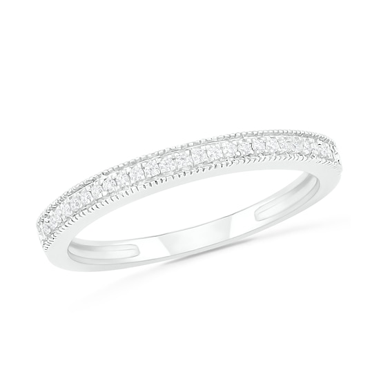 1/3 CT. T.W. Composite Diamond Marquise Vintage-Style Bridal Set in 10K White Gold 1/3 CT. T.W. Composite Diamond Marquise Vintage-Style Bridal Set in 10K White Gold