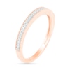 Thumbnail Image 8 of 1/3 CT. T.W. Composite Diamond Marquise Vintage-Style Bridal Set in 10K Rose Gold