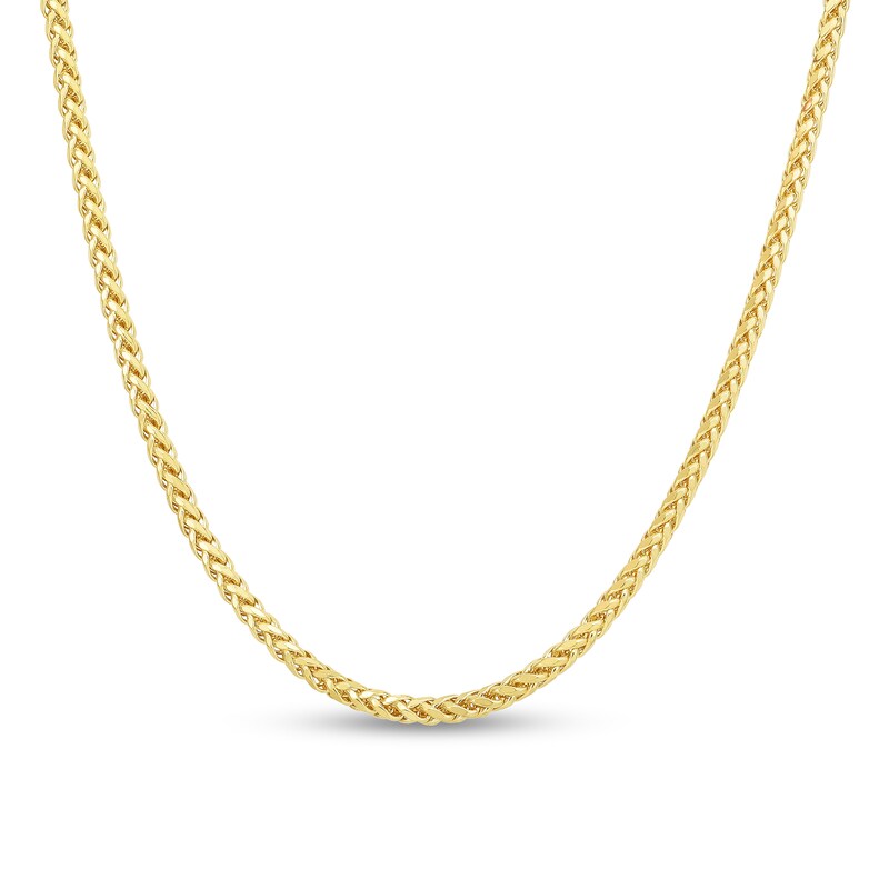 4.1mm Franco Snake Chain Necklace in Hollow 14K Gold - 24"