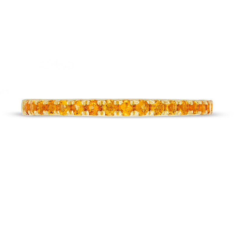 Main Image 4 of Citrine Petite Stackable Band in 10K Gold