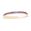 Thumbnail Image 1 of Amethyst Petite Stackable Band in 10K Gold