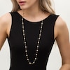 Thumbnail Image 1 of 6.0-6.5mm Cultured Freshwater Pearl Station Necklace in 14K Gold - 36"