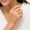 Thumbnail Image 2 of Wonder Woman™ Collection 1/8 CT. T.W. Diamond Symbol Bypass Ring in 10K Gold