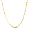 Thumbnail Image 1 of Mini Disc Link Chain Necklace in 10K Gold - 28"