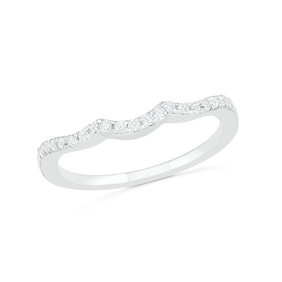 7.0mm White Lab-Created Sapphire Ship's Wheel Frame Three Stone Split Shank Bridal Set in Sterling Silver