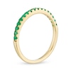 Thumbnail Image 3 of Emerald Petite Stackable Band in 10K Gold
