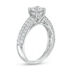 Thumbnail Image 3 of 1-1/2 CT. T.W. Diamond Multi-Row Engagement Ring in 14K White Gold (I/I2)
