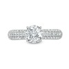 Thumbnail Image 4 of 1-1/2 CT. T.W. Diamond Multi-Row Engagement Ring in 14K White Gold (I/I2)