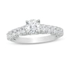 Thumbnail Image 1 of 1-1/2 CT. T.W. Diamond Vintage-Style Engagement Ring in 14K White Gold (I/I2)