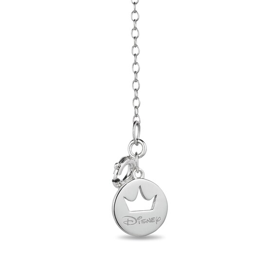 Collector's Edition Enchanted Disney Beauty and the Beast Diamond Pendant in Sterling Silver