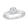 Thumbnail Image 1 of 3/4 CT. T.W. Diamond Frame Engagement Ring in 14K White Gold (I/I2)
