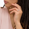 Thumbnail Image 2 of 3/4 CT. T.W. Diamond Frame Engagement Ring in 14K White Gold (I/I2)
