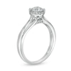 Thumbnail Image 3 of 3/4 CT. T.W. Diamond Frame Engagement Ring in 14K White Gold (I/I2)
