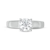 1 CT. T.W. Certified Diamond Engagement Ring in 14K White Gold (I/I1)