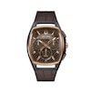 Thumbnail Image 1 of Men's Bulova Curv Two-Tone Chronograph Watch with Tonneau Brown Skeleton Dial (Model: 98A264)