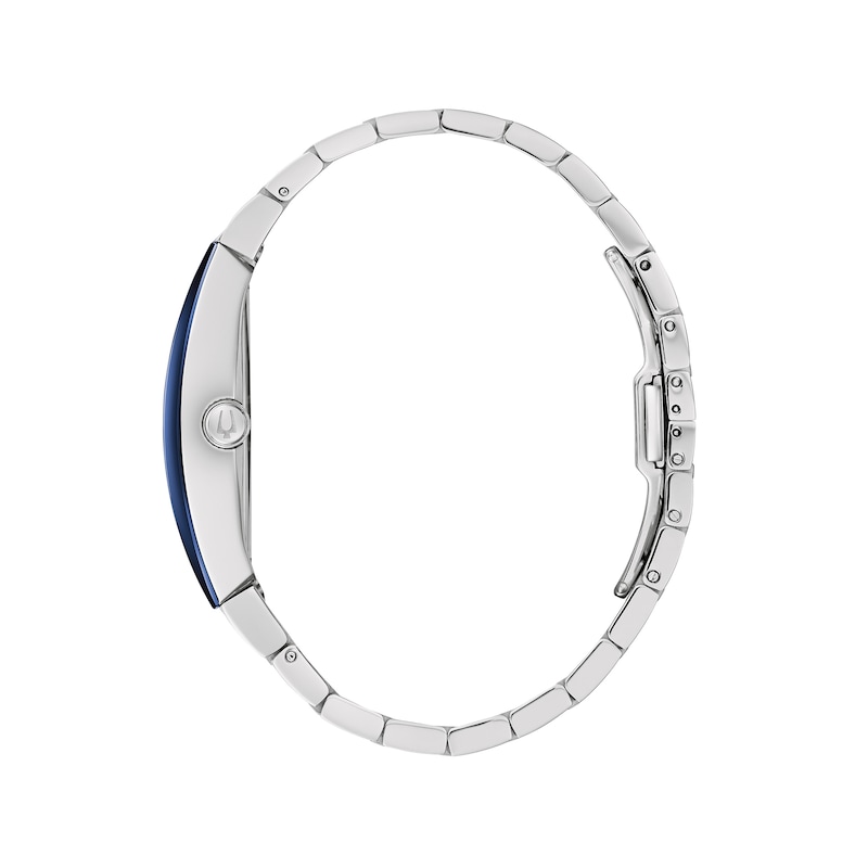 Main Image 2 of Men's Bulova Gemini Watch with Tonneau Blue Dial (Model: 96A258)