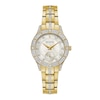 Thumbnail Image 1 of Ladies' Bulova Phantom Crystal Accent Gold-Tone Watch with Mother-of-Pearl Dial (Model: 98L283)