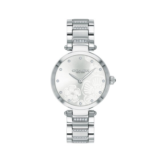Ladies' Coach Park Crystal Accent Watch with Silver-Tone Dial (Model: 14503624) Ladies' Coach Park Crystal Accent Watch with Silver-Tone Dial (Model: 14503624)
