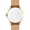 Ladies' Coach Arden Gold-Tone Brown Strap Watch with White Dial (Model: 14503607)