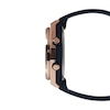 Thumbnail Image 2 of Ladies' Casio G-Shock Chronograph Rose-Tone IP Black Resin Strap Watch with Champagne Dial (Model: MSGS600G-1A)