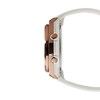 Thumbnail Image 2 of Ladies' Casio G-Shock Chronograph Rose IP White Resin Strap Watch with White Dial (Model: MSGS600G-7A)