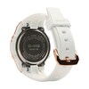 Thumbnail Image 3 of Ladies' Casio G-Shock Chronograph Rose IP White Resin Strap Watch with White Dial (Model: MSGS600G-7A)