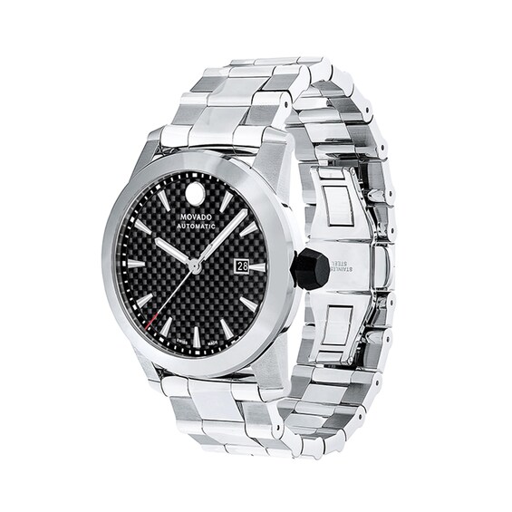 Men's Movado Vizio Automatic Watch with Black Carbon Fiber Dial (Model: 0607543) Men's Movado Vizio Automatic Watch with Black Carbon Fiber Dial (Model: 0607543)
