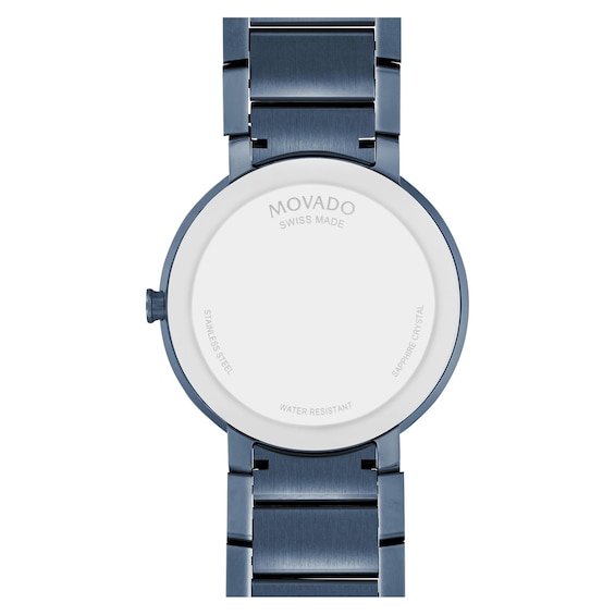 Men's Movado Sapphireâ¢ Blue PVD Watch with Blue Dial (Model: 0607556)
