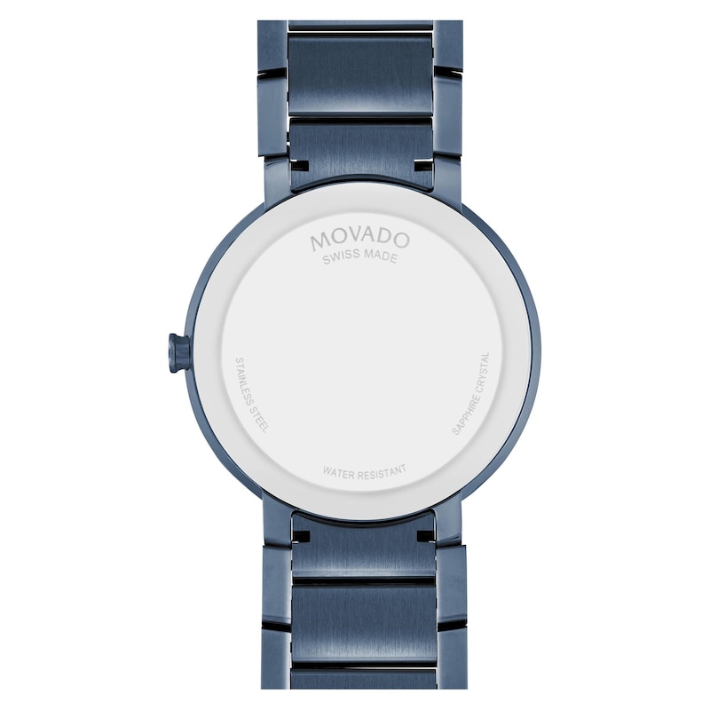 Men's Movado Sapphire™ Blue PVD Watch with Blue Dial (Model: 0607556)