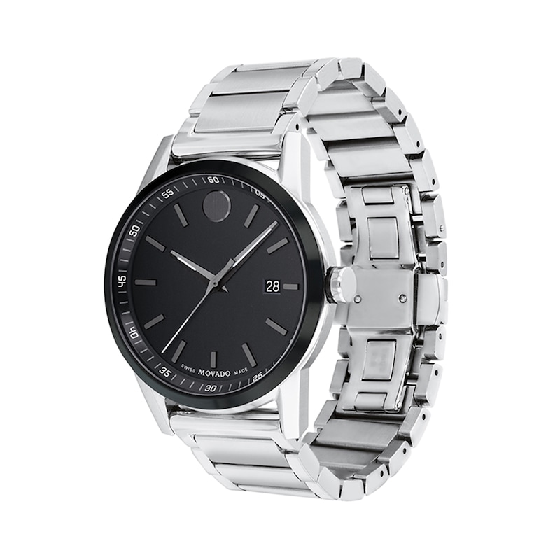 Main Image 2 of Men's Movado Museum® Sport Two-Tone PVD Watch with Black Dial (Model: 0607557)