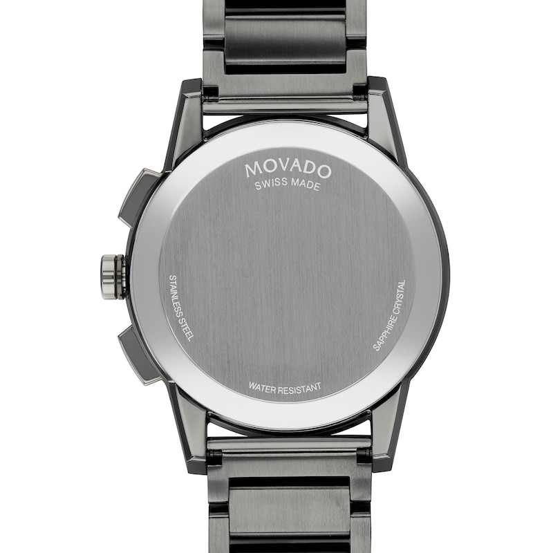 Main Image 3 of Men's Movado Museum® Sport Two-Tone PVD Chronograph Watch with Black Dial (Model: 0607558)