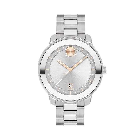 Ladies' Movado BoldÂ® Verso Watch with Silver-Tone Dial (Model: 3600747)