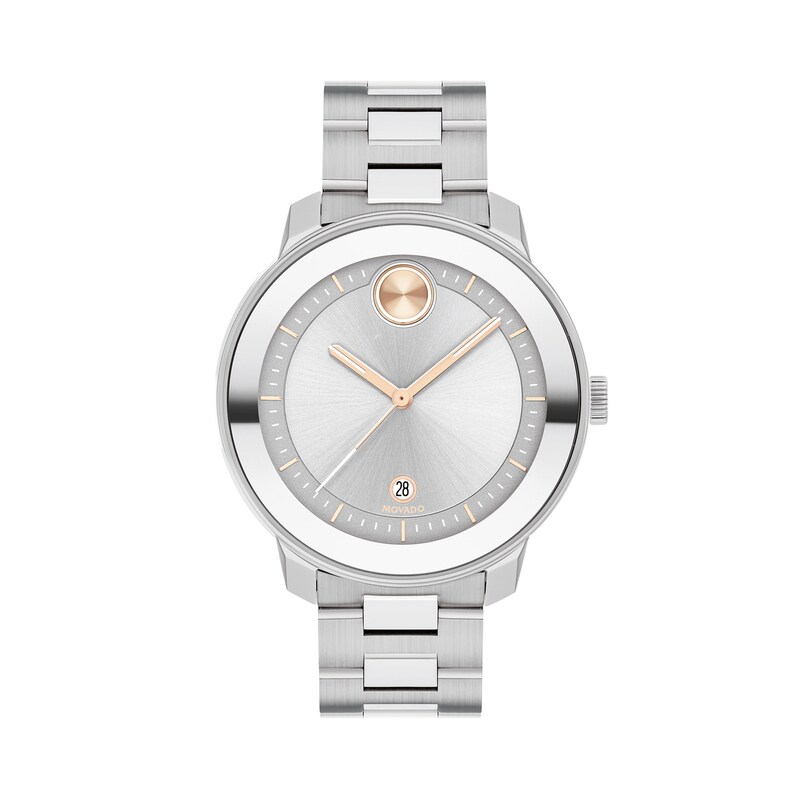 Ladies' Movado Bold® Verso Watch with Silver-Tone Dial (Model: 3600747)