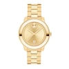 Thumbnail Image 1 of Ladies' Movado Bold® Verso Gold-Tone IP Watch with Gold-Tone Dial (Model: 3600750)