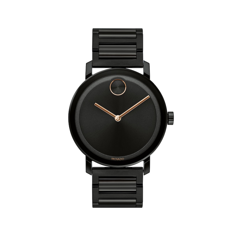 Main Image 1 of Men's Movado Bold® Evolution Black IP Watch with Black Dial (Model: 3600752)