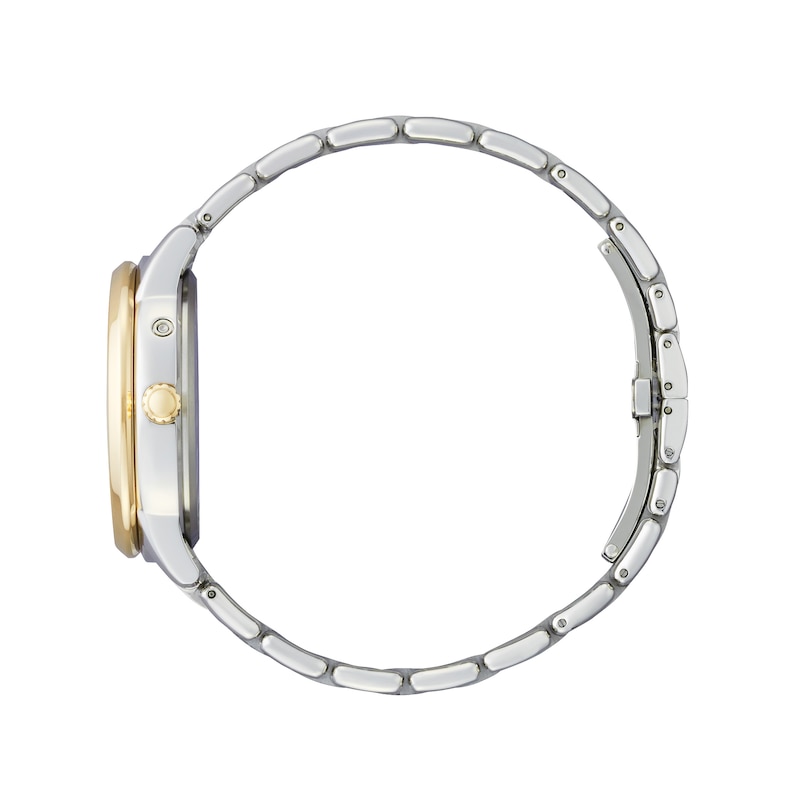 Main Image 2 of Ladies' Citizen Eco-Drive® Calendrier Diamond Two-Tone Chronograph Watch with Mother-of-Pearl Dial (Model: FD0004-51D)