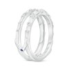 Thumbnail Image 2 of Vera Wang Love Collection 1/2 CT. T.W. Diamond Solitaire Enhancer in 14K White Gold